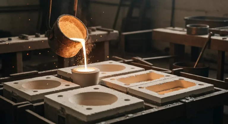 Zalewanie form w odlewaniu precyzyjnym - temperatura metalu i techniki napełniania